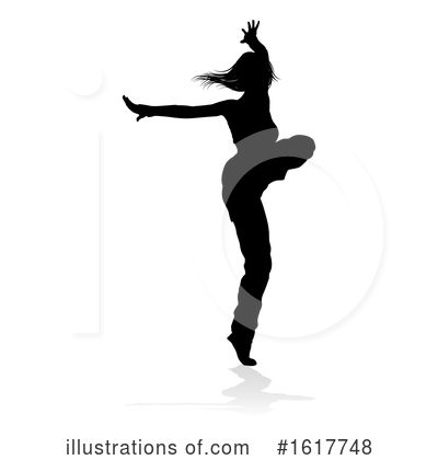 Royalty-Free (RF) Dancer Clipart Illustration by AtStockIllustration - Stock Sample #1617748