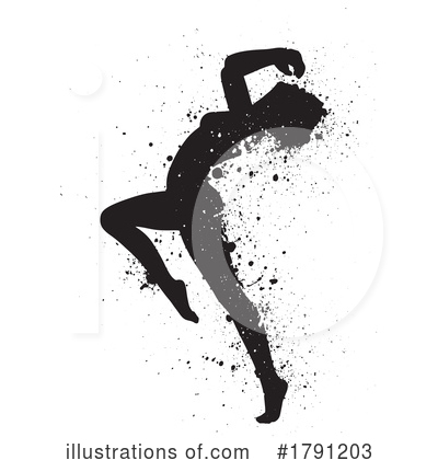 Royalty-Free (RF) Dancer Clipart Illustration by KJ Pargeter - Stock Sample #1791203