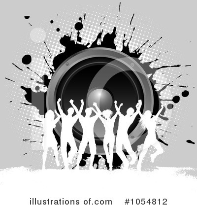 Royalty-Free (RF) Dancers Clipart Illustration by KJ Pargeter - Stock Sample #1054812