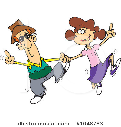 Royalty-Free (RF) Dancing Clipart Illustration by toonaday - Stock Sample #1048783