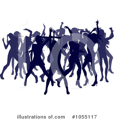 Crowd Clipart #1055117 by AtStockIllustration