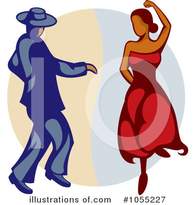 Royalty-Free (RF) Dancing Clipart Illustration by Any Vector - Stock Sample #1055227