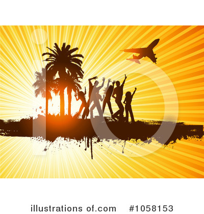 Royalty-Free (RF) Dancing Clipart Illustration by KJ Pargeter - Stock Sample #1058153