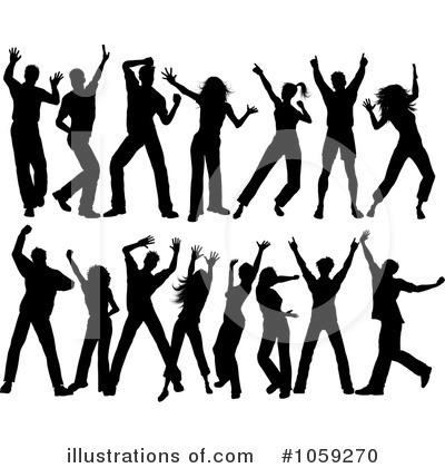Royalty-Free (RF) Dancing Clipart Illustration by KJ Pargeter - Stock Sample #1059270