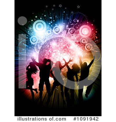 Disco Ball Clipart #1091942 by KJ Pargeter