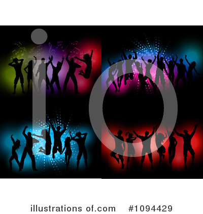 Royalty-Free (RF) Dancing Clipart Illustration by KJ Pargeter - Stock Sample #1094429
