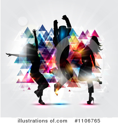 Royalty-Free (RF) Dancing Clipart Illustration by KJ Pargeter - Stock Sample #1106765