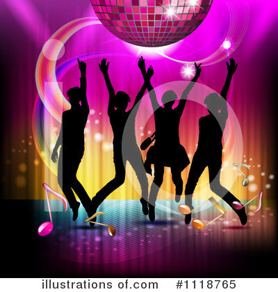 Dancing Clipart #1118765 - Illustration by merlinul