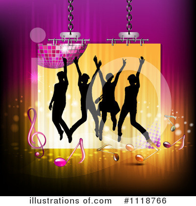 Royalty-Free (RF) Dancing Clipart Illustration by merlinul - Stock Sample #1118766