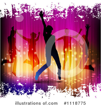 Royalty-Free (RF) Dancing Clipart Illustration by merlinul - Stock Sample #1118775