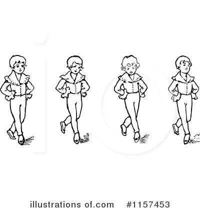 Royalty-Free (RF) Dancing Clipart Illustration by Prawny Vintage - Stock Sample #1157453
