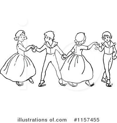 Royalty-Free (RF) Dancing Clipart Illustration by Prawny Vintage - Stock Sample #1157455