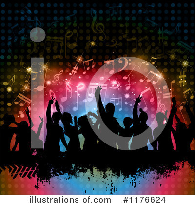 Royalty-Free (RF) Dancing Clipart Illustration by KJ Pargeter - Stock Sample #1176624
