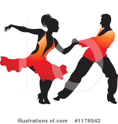 Royalty-Free (RF) Dancing Clipart Illustration by Lal Perera - Stock Sample #1176942