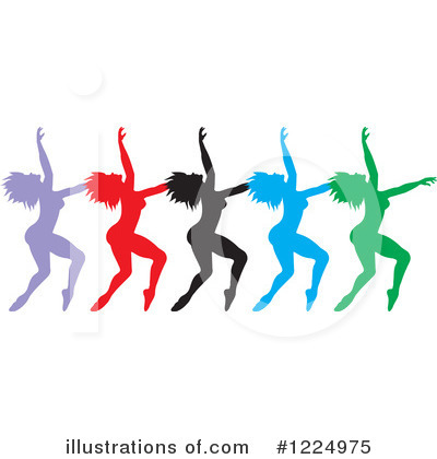 Royalty-Free (RF) Dancing Clipart Illustration by Johnny Sajem - Stock Sample #1224975