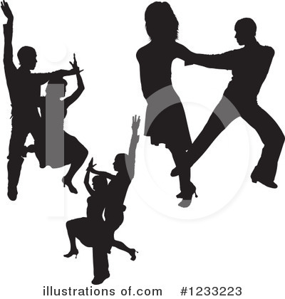 Royalty-Free (RF) Dancing Clipart Illustration by dero - Stock Sample #1233223