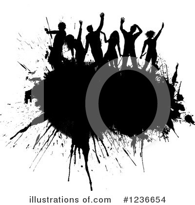 Black And White Clipart #1236654 by KJ Pargeter