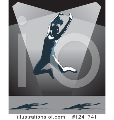Royalty-Free (RF) Dancing Clipart Illustration by David Rey - Stock Sample #1241741