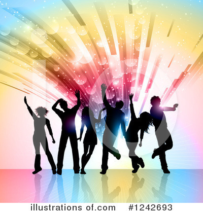 Royalty-Free (RF) Dancing Clipart Illustration by KJ Pargeter - Stock Sample #1242693