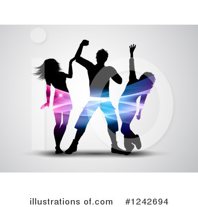 Royalty-Free (RF) Dancing Clipart Illustration by KJ Pargeter - Stock Sample #1242694