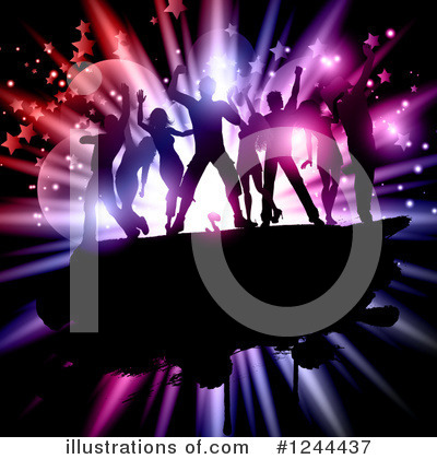 Royalty-Free (RF) Dancing Clipart Illustration by KJ Pargeter - Stock Sample #1244437