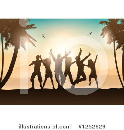 Royalty-Free (RF) Dancing Clipart Illustration by KJ Pargeter - Stock Sample #1252626