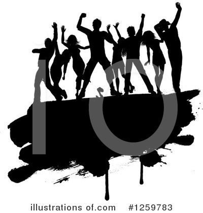 Dancing Clipart #1259783 by KJ Pargeter