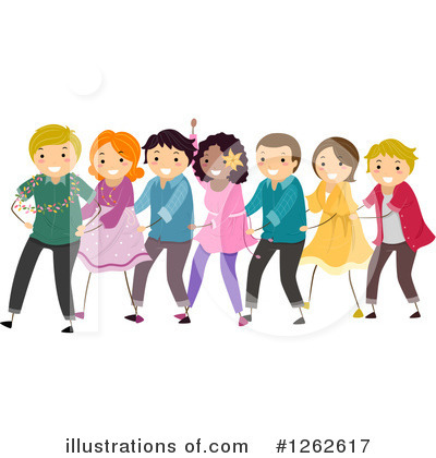 Royalty-Free (RF) Dancing Clipart Illustration by BNP Design Studio - Stock Sample #1262617