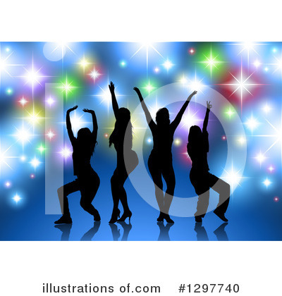 Royalty-Free (RF) Dancing Clipart Illustration by dero - Stock Sample #1297740