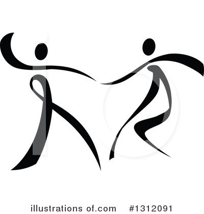 Royalty-Free (RF) Dancing Clipart Illustration by Vector Tradition SM - Stock Sample #1312091