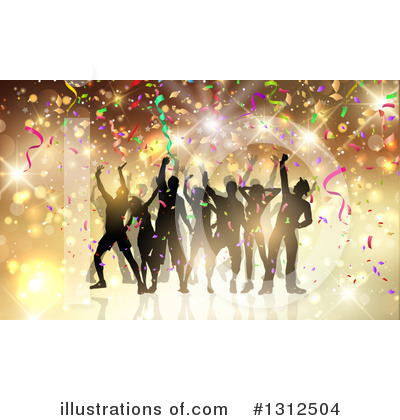 Royalty-Free (RF) Dancing Clipart Illustration by KJ Pargeter - Stock Sample #1312504