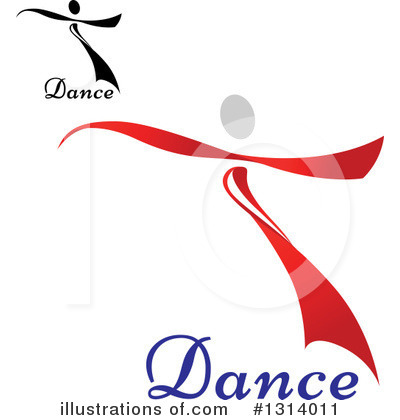 Royalty-Free (RF) Dancing Clipart Illustration by Vector Tradition SM - Stock Sample #1314011