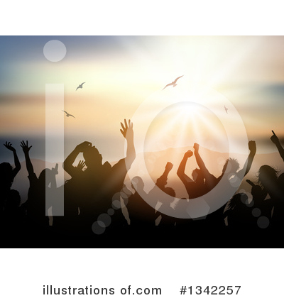 Royalty-Free (RF) Dancing Clipart Illustration by KJ Pargeter - Stock Sample #1342257