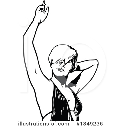 Royalty-Free (RF) Dancing Clipart Illustration by dero - Stock Sample #1349236