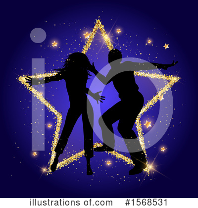Royalty-Free (RF) Dancing Clipart Illustration by KJ Pargeter - Stock Sample #1568531