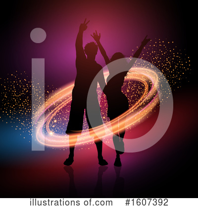 Royalty-Free (RF) Dancing Clipart Illustration by KJ Pargeter - Stock Sample #1607392