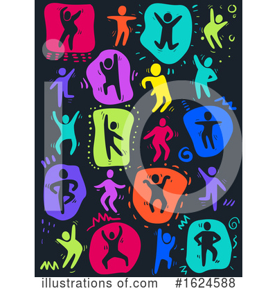 Royalty-Free (RF) Dancing Clipart Illustration by BNP Design Studio - Stock Sample #1624588