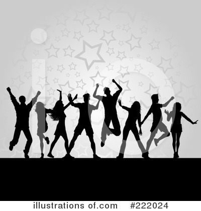 Royalty-Free (RF) Dancing Clipart Illustration by KJ Pargeter - Stock Sample #222024
