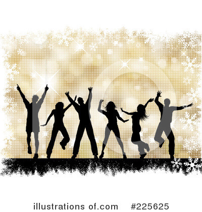 Royalty-Free (RF) Dancing Clipart Illustration by KJ Pargeter - Stock Sample #225625