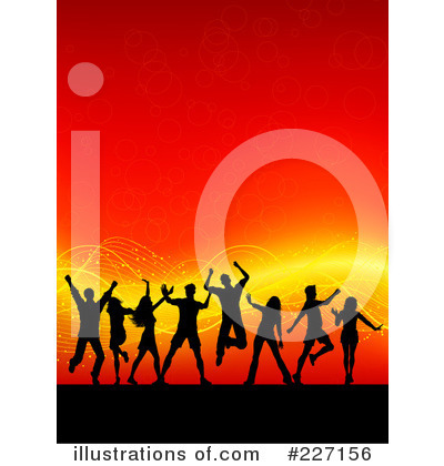Royalty-Free (RF) Dancing Clipart Illustration by KJ Pargeter - Stock Sample #227156
