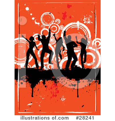 Royalty-Free (RF) Dancing Clipart Illustration by KJ Pargeter - Stock Sample #28241