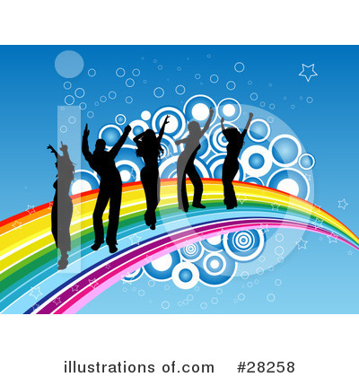 Royalty-Free (RF) Dancing Clipart Illustration by KJ Pargeter - Stock Sample #28258