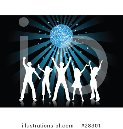 Royalty-Free (RF) Dancing Clipart Illustration by KJ Pargeter - Stock Sample #28301