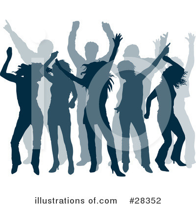 Royalty-Free (RF) Dancing Clipart Illustration by KJ Pargeter - Stock Sample #28352
