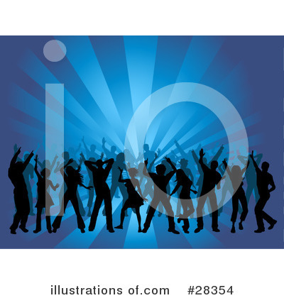 Royalty-Free (RF) Dancing Clipart Illustration by KJ Pargeter - Stock Sample #28354