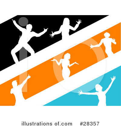 Royalty-Free (RF) Dancing Clipart Illustration by KJ Pargeter - Stock Sample #28357