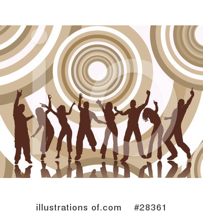 Royalty-Free (RF) Dancing Clipart Illustration by KJ Pargeter - Stock Sample #28361