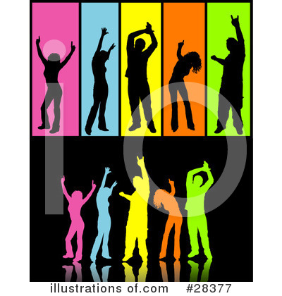 Royalty-Free (RF) Dancing Clipart Illustration by KJ Pargeter - Stock Sample #28377