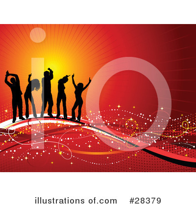 Royalty-Free (RF) Dancing Clipart Illustration by KJ Pargeter - Stock Sample #28379