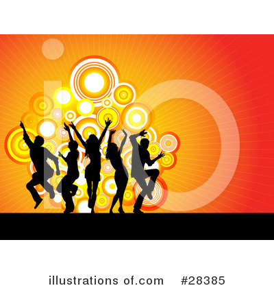 Royalty-Free (RF) Dancing Clipart Illustration by KJ Pargeter - Stock Sample #28385